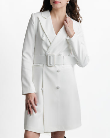 Blazer Dress Blanco - Detalle
