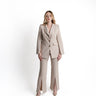 Kloer Cape Blazer Set Beige - Vista frontal