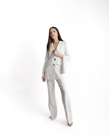 Kloer Cape Blazer Set Blanco - Vista completa