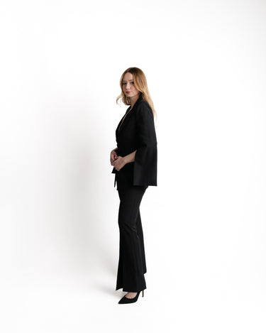 Kloer Cape Blazer Set Negro - Vista lateral