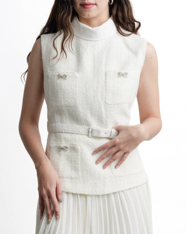Chloé Tweed Vest Set - Vista detalle