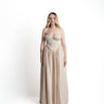 Isabelle Corset Maxi Dress vista frontal