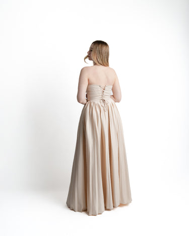 Isabelle Corset Maxi Dress vista trasera