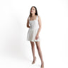 Kloer Corset Mini Dress Blanco - Vista frontal