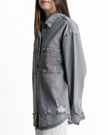 Kloer Denim Jacket Pink Panther - Detalle bolsillo