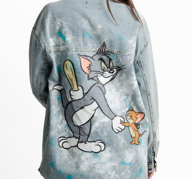 Kloer Denim Jacket Tom & Jerry - Vista trasera detalle