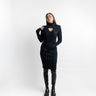 Kloer Knit Dress Negro - Vista frontal