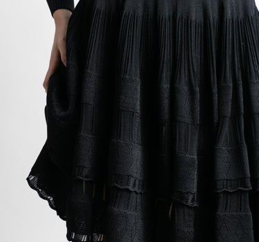 Kloer Noche Dress - Detalle falda