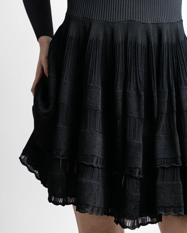 Kloer Noche Dress - Detalle falda