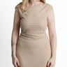 Élise Pearl Mesh Gown detalle bordado