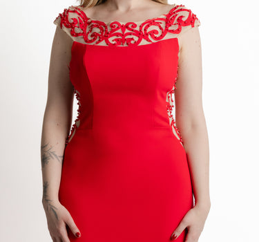 Rouge Étoile Mermaid Gown detalle frontal