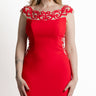 Rouge Étoile Mermaid Gown detalle frontal