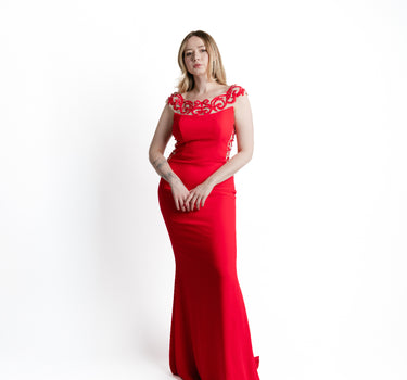Rouge Étoile Mermaid Gown vista frontal