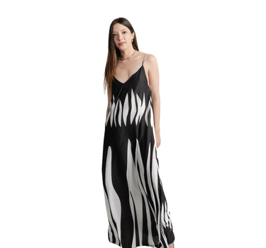 Kloer Selva Maxi Dress Negro frente