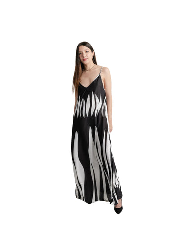 Kloer Selva Maxi Dress Negro frente