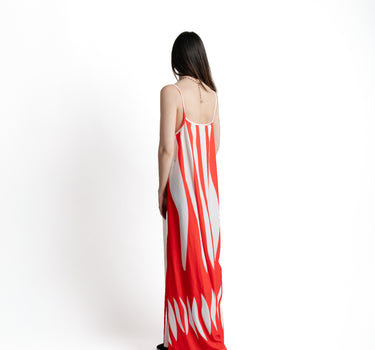 Kloer Selva Maxi Dress Rojo espalda