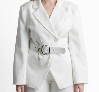 Kloer Set Blanco - Detalle cinturón