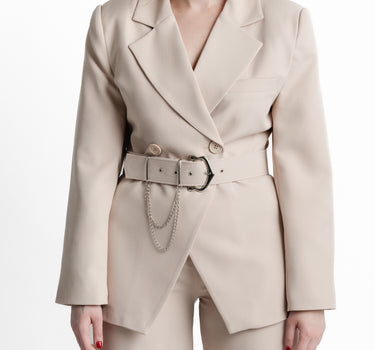 Kloer Set Crema - Detalle blazer