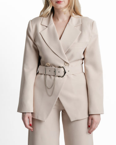 Kloer Set Crema - Detalle blazer