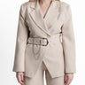 Kloer Set Crema - Detalle blazer