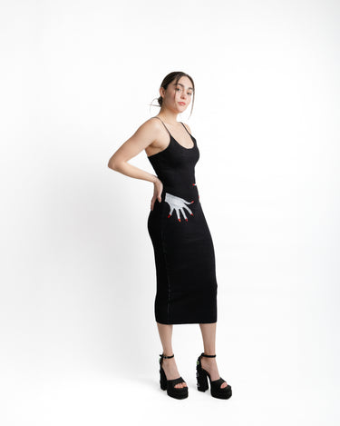 Vestido Manos Kloer lateral