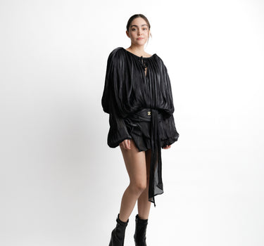 Vestido Kloer Negro cuerpo completo